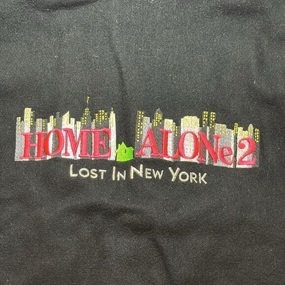 - Movie Jacket. Home Alone 2. Vintage Leather Bomber Jacket. XL. - Picture 2 of 11